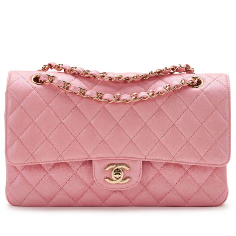 chanel pink chevron bag|Chanel double flap small.